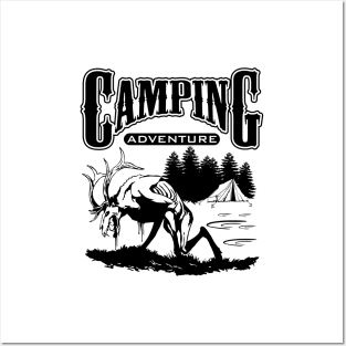 Camping and adventure Posters and Art